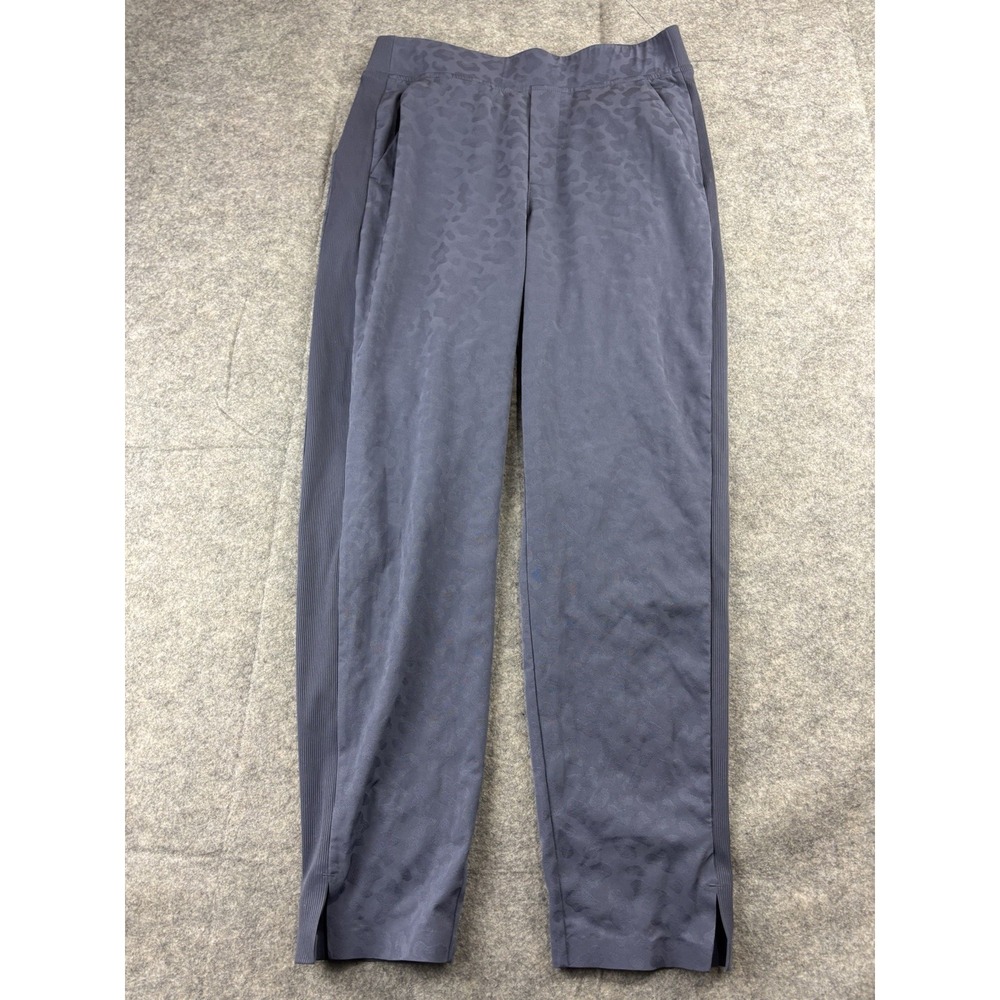 Athleta Womens 6 Brooklyn Textured Animal Print Ankle Pant‎ Leopard Athleisure